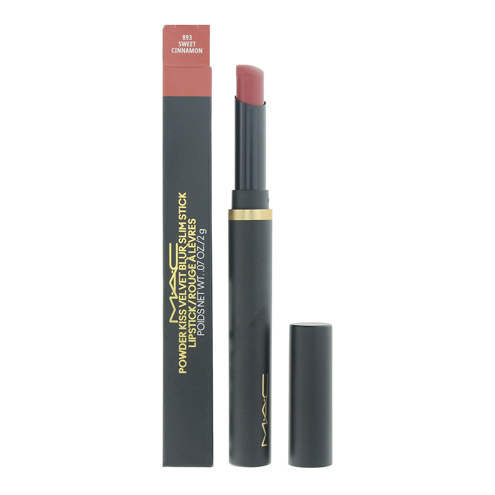 MAC Powder Kiss Velvet Blur Slim Stick 893 Sweet Cinnamon Lipstick 2g