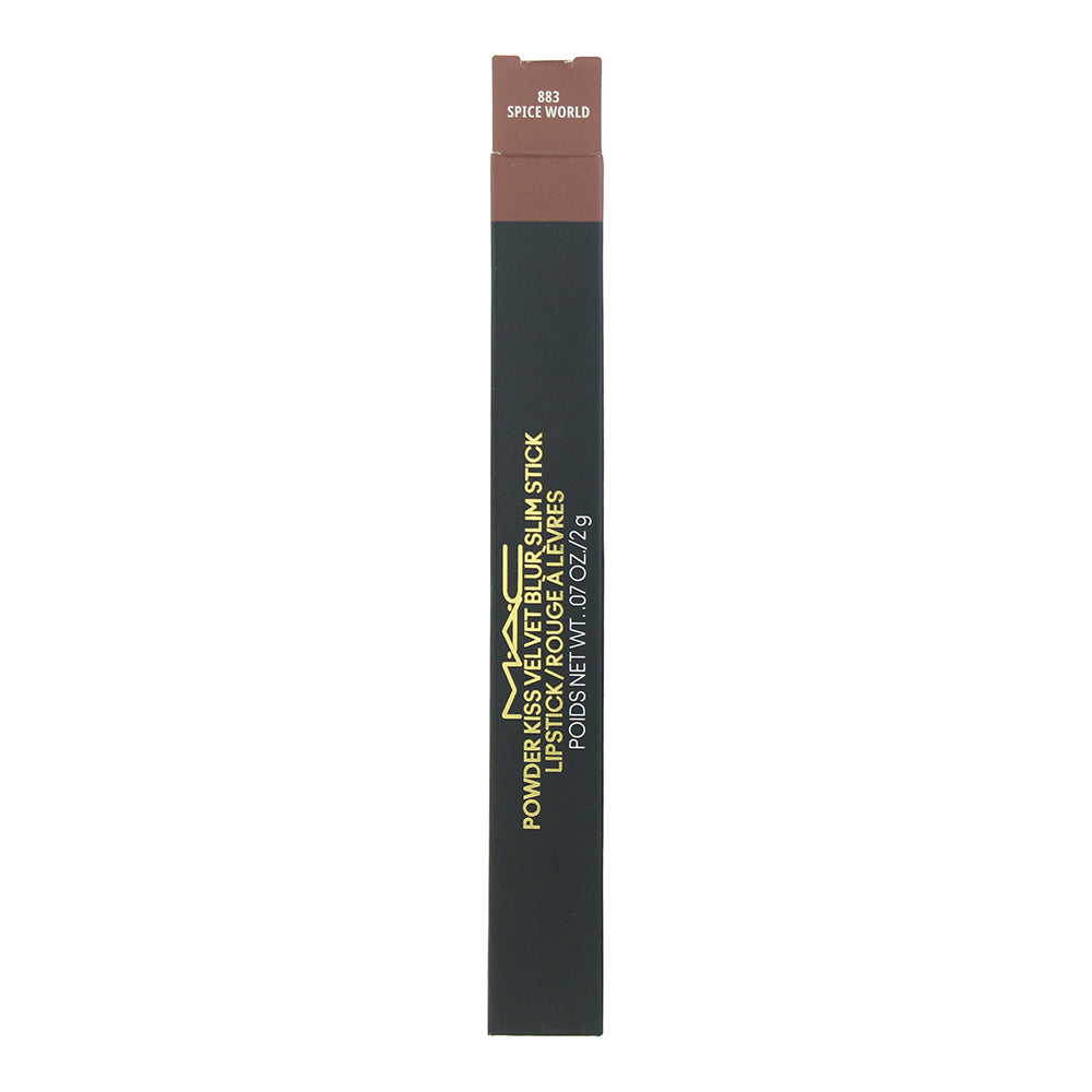 MAC Powder Kiss Velvet Blur Slim Stick Spice World Lipstick 2g - Box