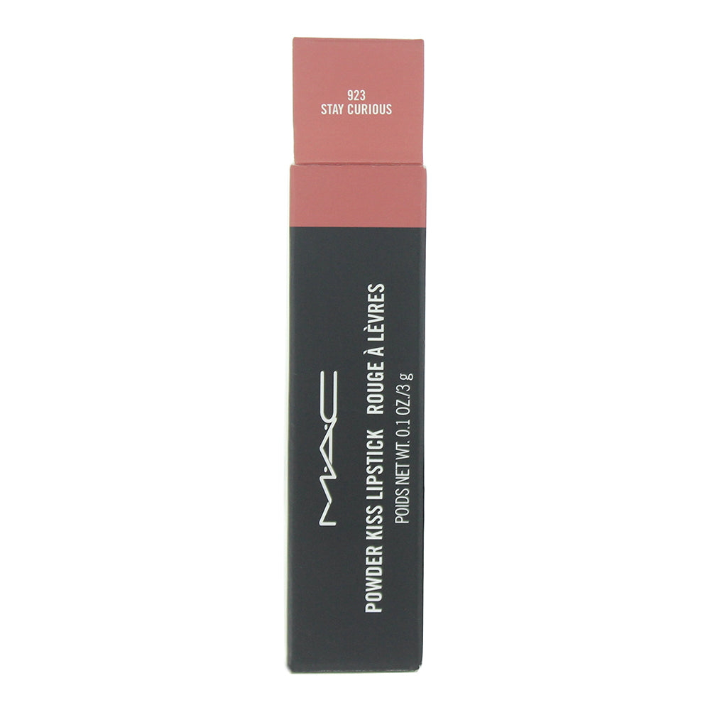 MAC Powder Kiss 923 Stay Curious Lipstick 3g - Box