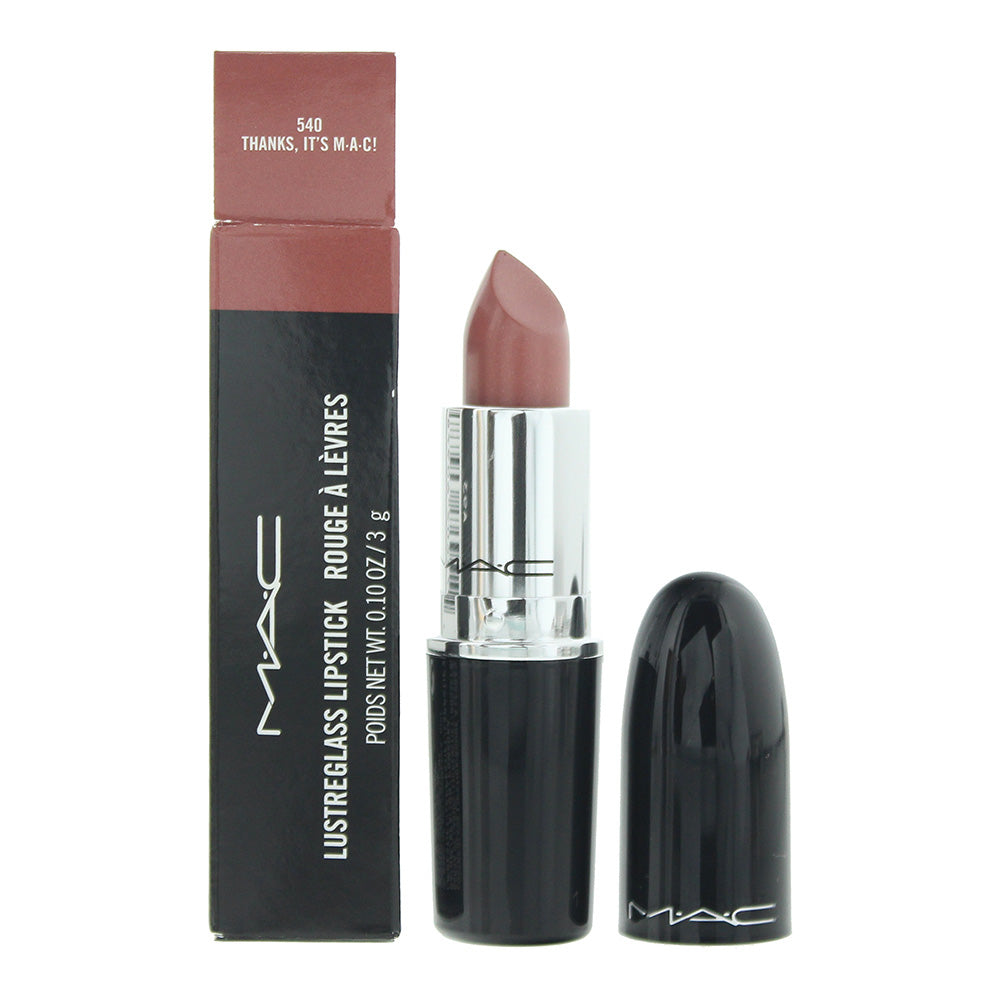 MAC Lustreglass Sheer-Shine 540 Thanks  It's Mac Lipstick 3g