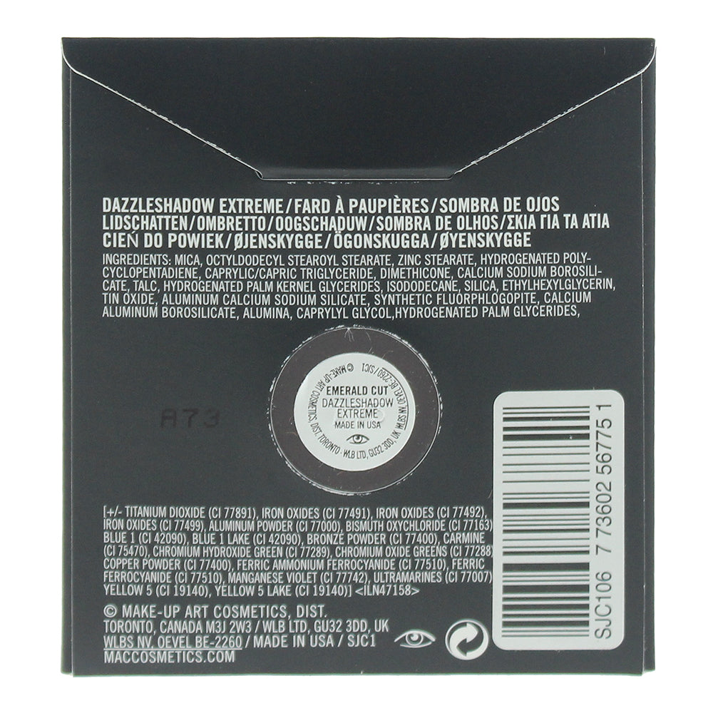 MAC Dazzleshadow Extreme Pro Palette Refill Emerald Cut Eyeshadow 1.5g