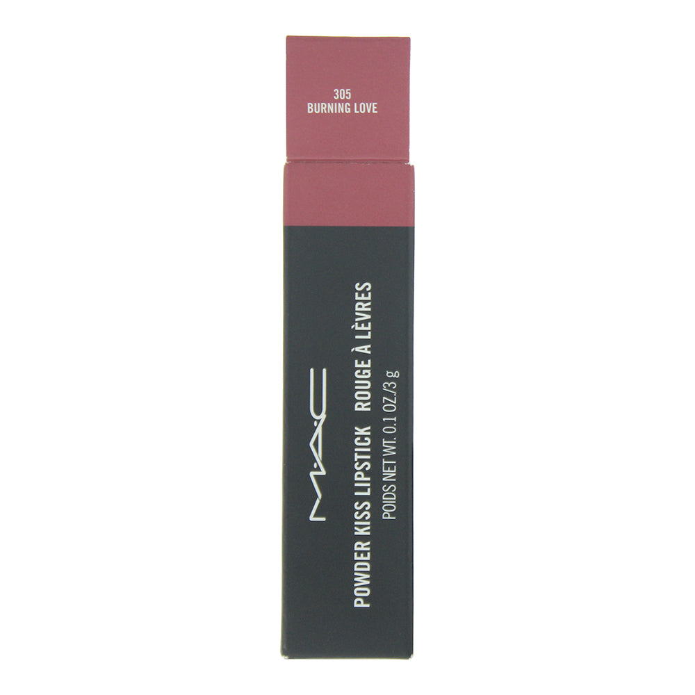 MAC Powder Kiss 905 Burning Love Lipstick 3g - Box