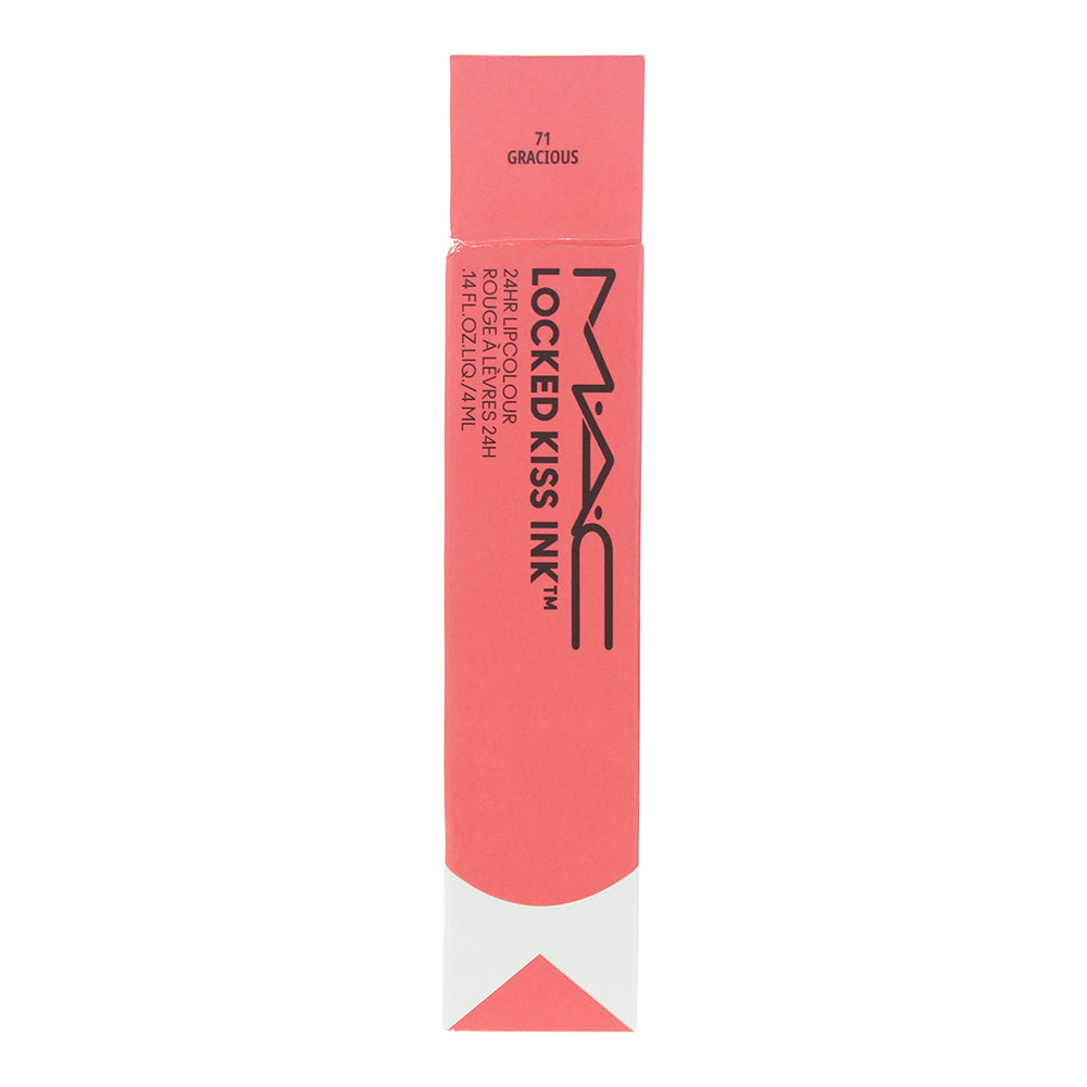 MAC Locked Kiss Ink 71 Gracious Lip Colour 4ml - Box