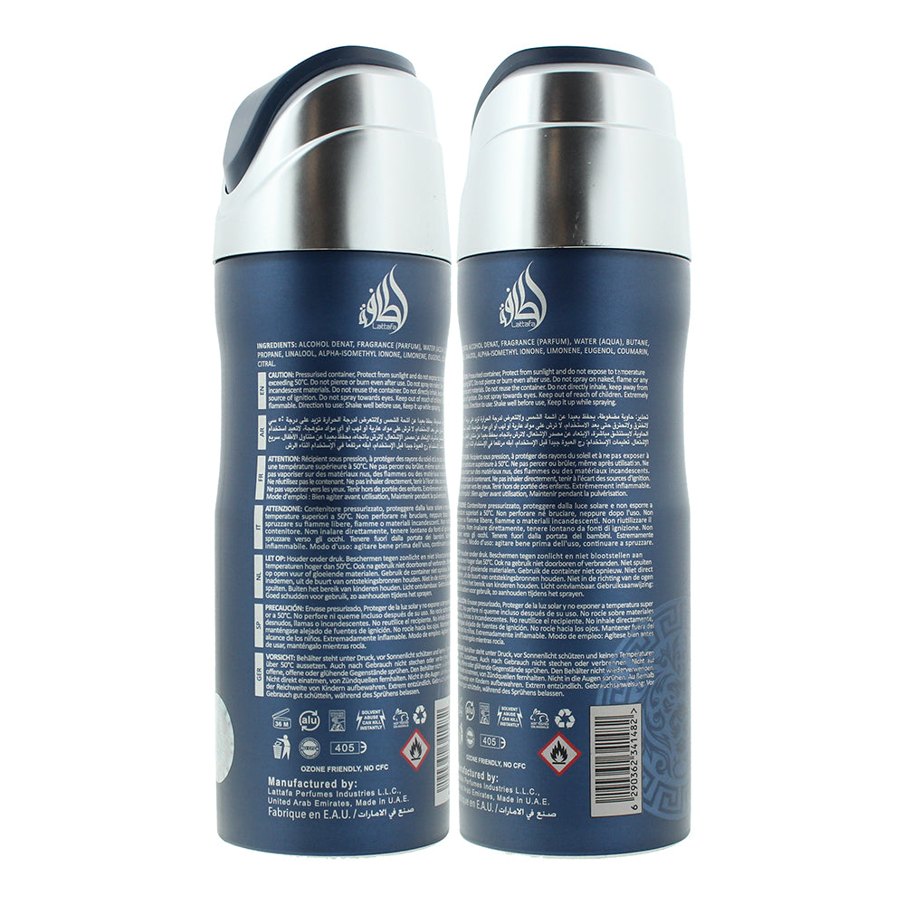 Lattafa Asad Zanzibar Perfumed Body Spray 200ml