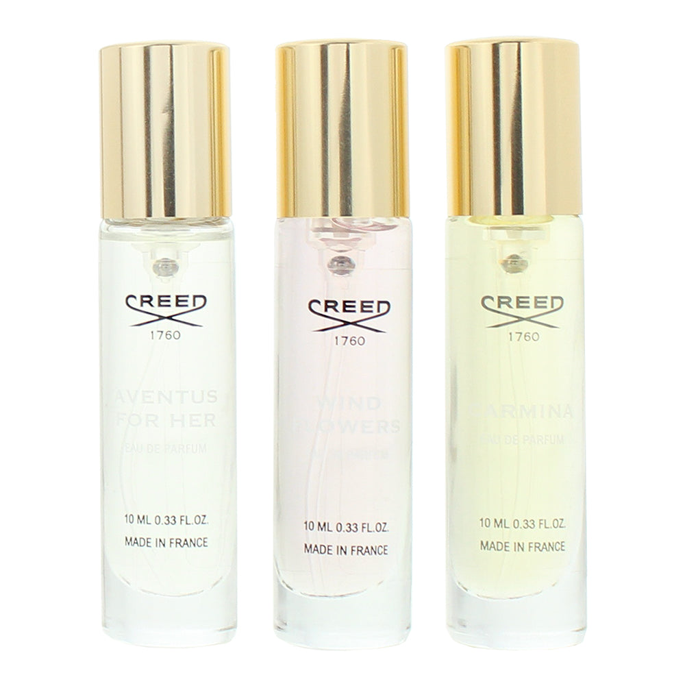 Creed 3 Piece Gift Set: Aventus For Her Eau de Parfum 10ml  - Carmina Eau de Par - Product