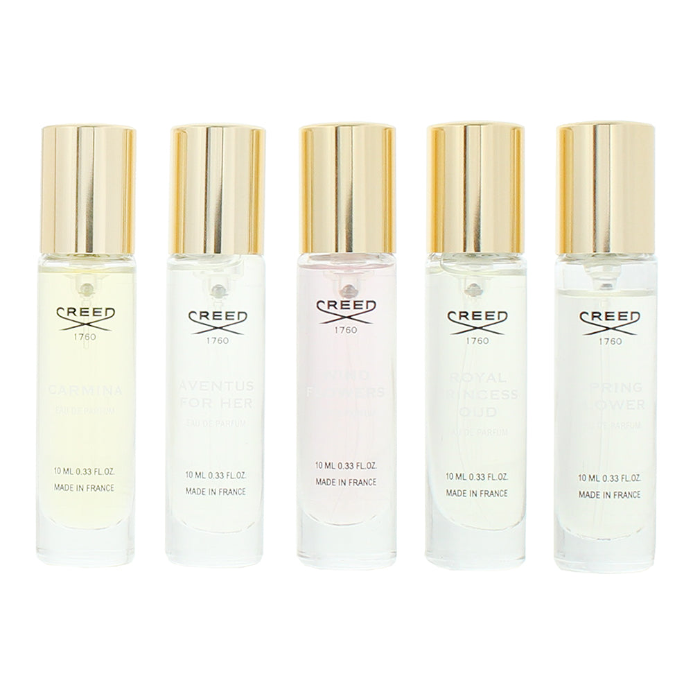 Creed 5 Piece Gift Set: Aventus For Her Eau de Parfum 10ml - Carmina Eau de Parf - Product