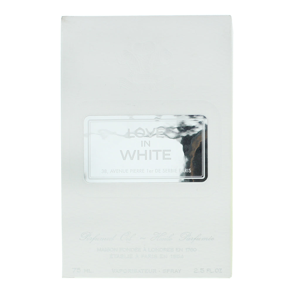 Creed Love In White Perfume Oil 75ml - Box
