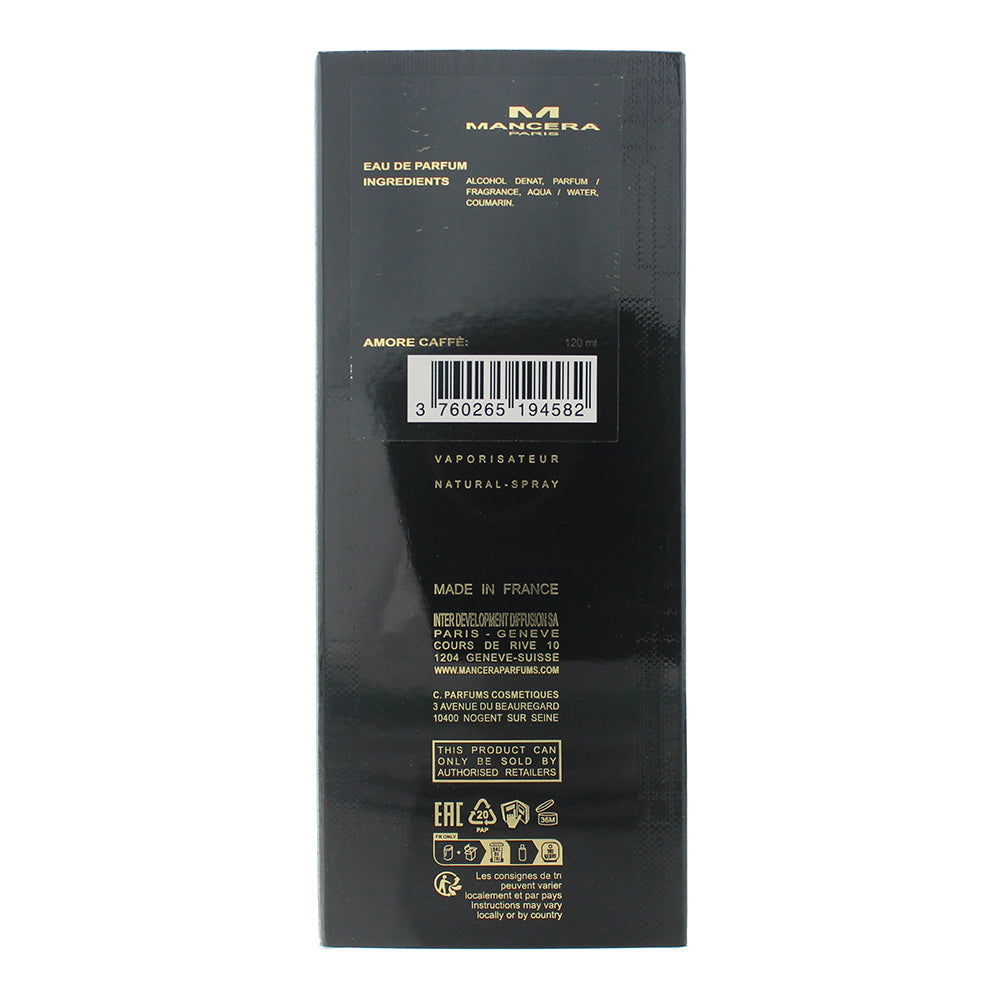 Mancera Paris Amore Caffé Eau de Parfum 120ml