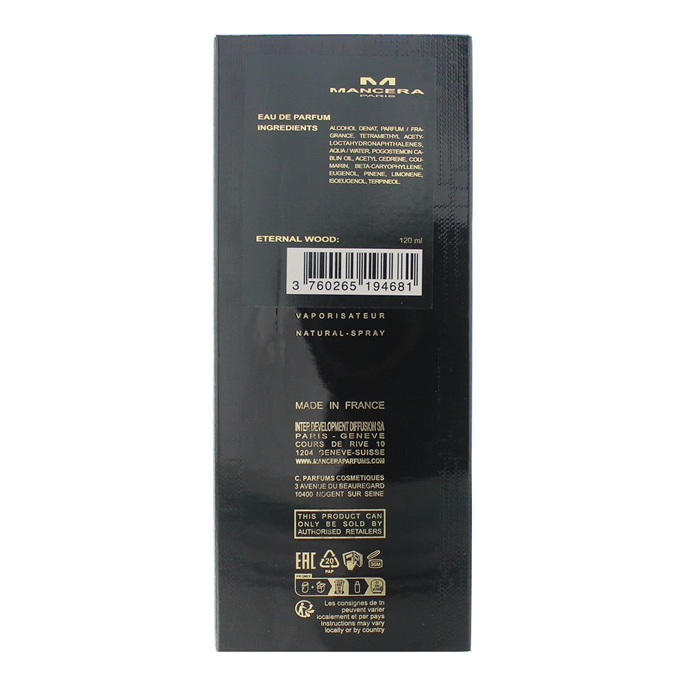 Mancera Paris Eternal Wood Eau de Parfum 120ml