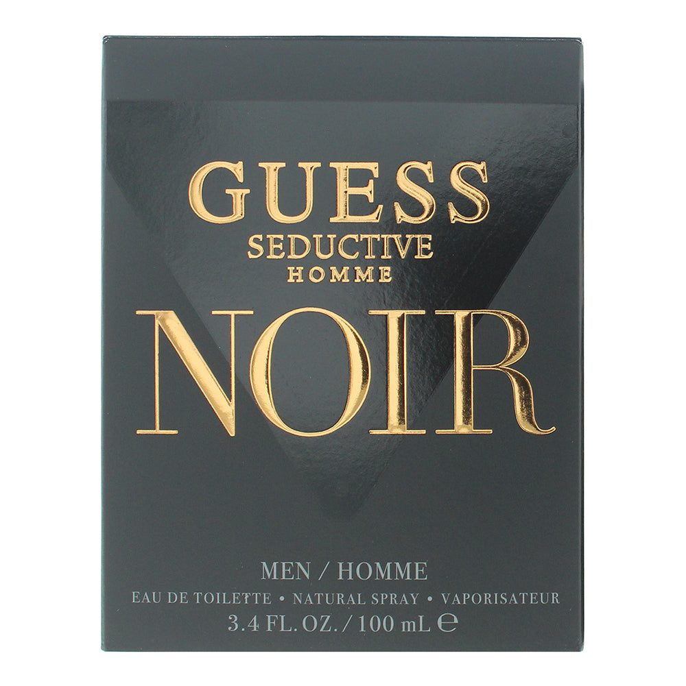Guess Seductive Homme Noir Eau de Toilette 100ml - Box