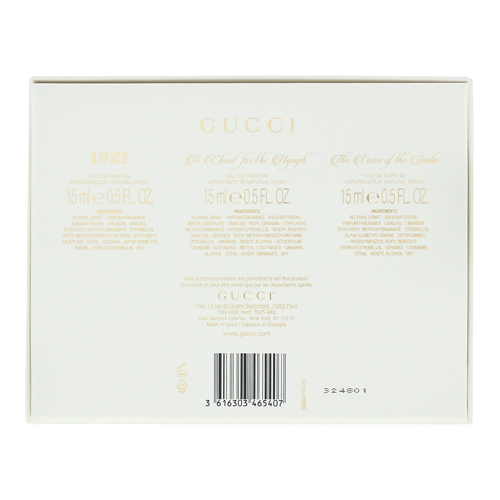 Gucci The Alchemist's Garden 3 Piece Gift Set: 1921 Eau de Parfum 15ml - A Chant