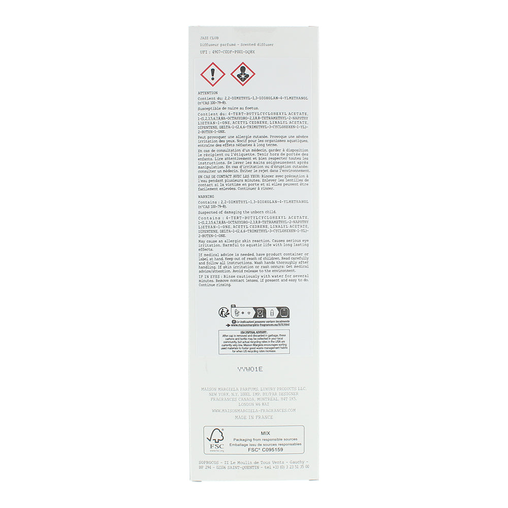 Maison Margiela Replica Jazz Club Diffuser 185ml