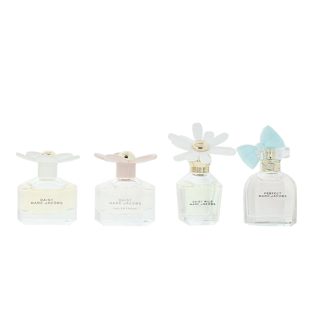 Marc Jacobs 4 Piece Gift Set: Daisy Wild Eau de Parfum 4ml - Perfect Eau de Parf - Product
