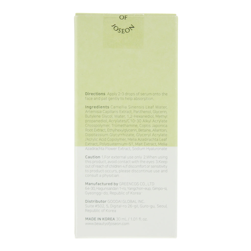Beauty Of Joseon Calming Green Tea + Panthenol Serum 30ml