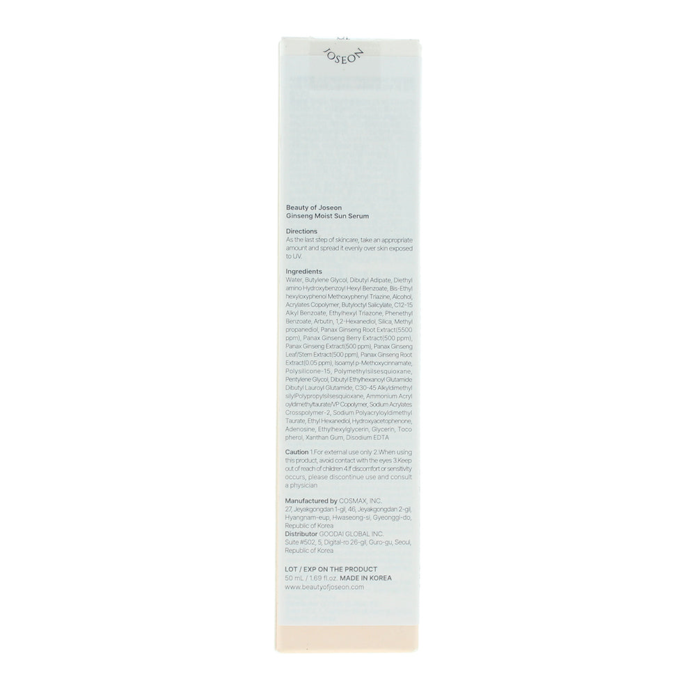Beauty Of Joseon Ginseng Moist Sun Serum 50ml