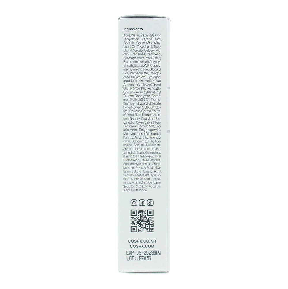Cosrx The Retinol 0.3 Moisturising Cream 20ml