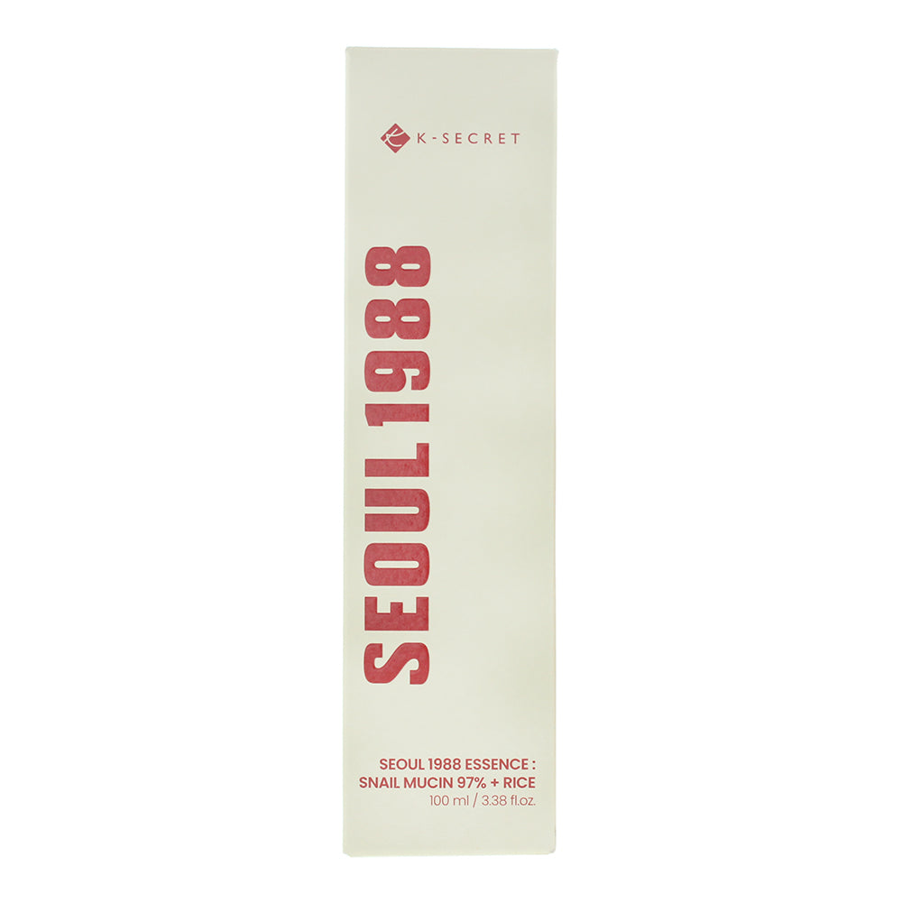 K-Secret Seoul 1988 Snail Mucin 97% + Rice Essence 100ml - Box