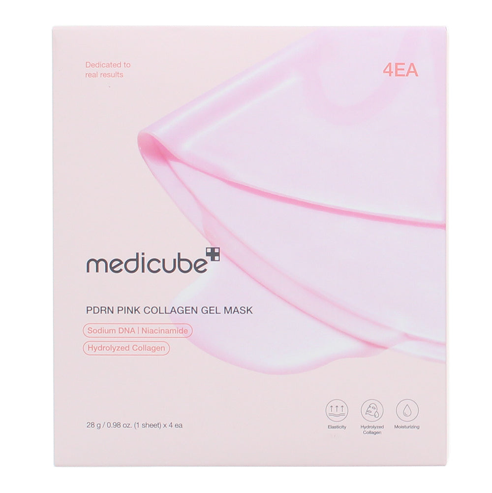 Medicube PDRN Pink Collagen Gel Mask Pack 4 x 28ml - Box
