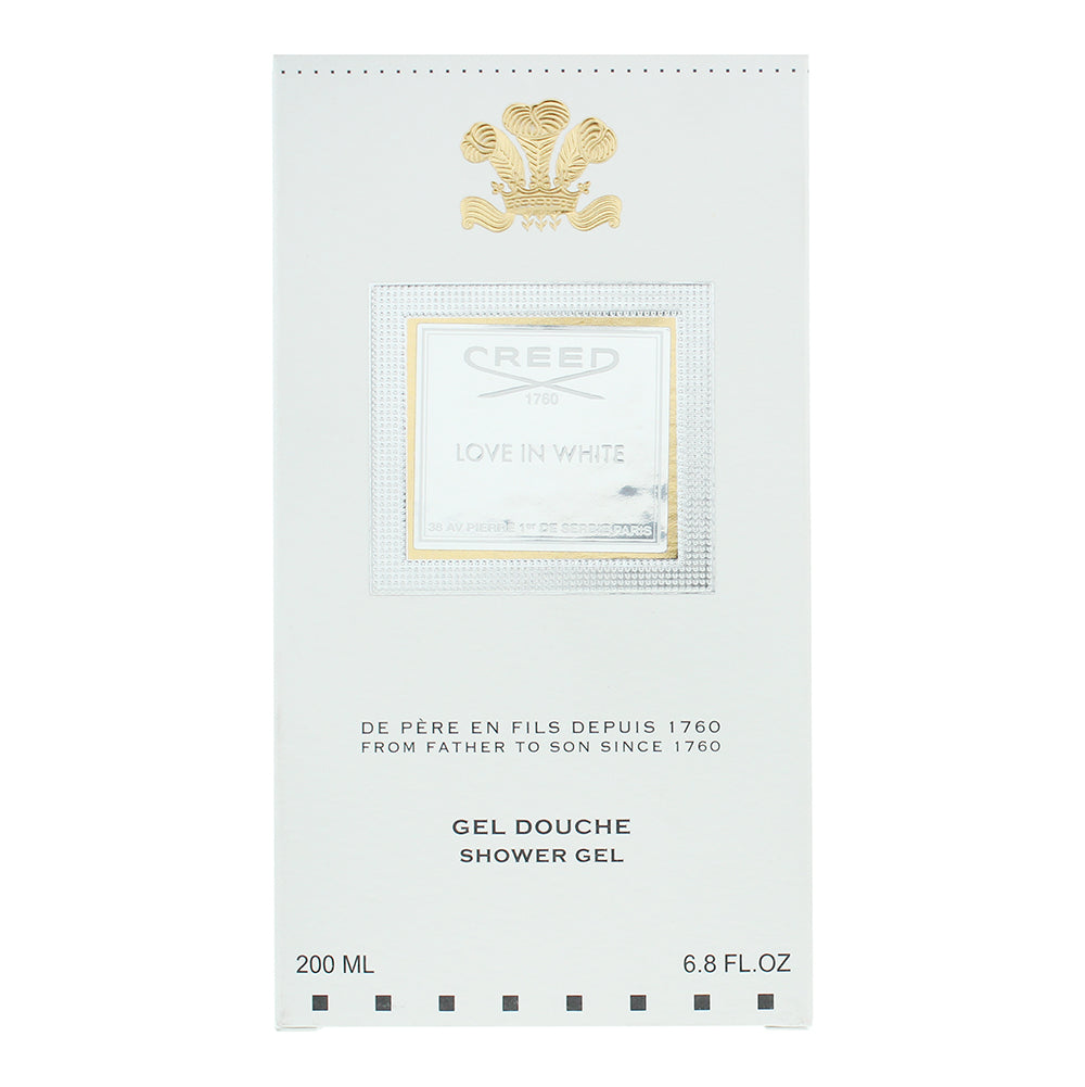 Creed Love In White Shower Gel 200ml - Box