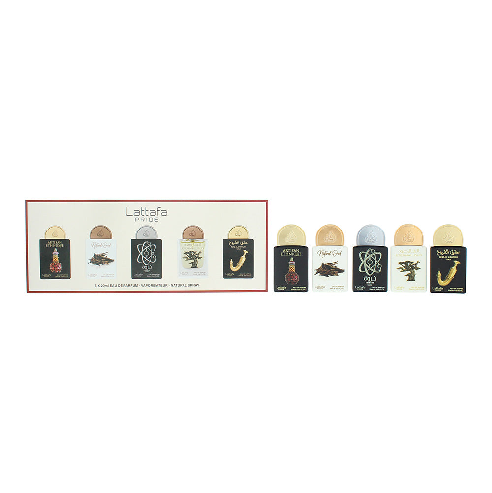 Lattafa Pride 5 Piece Gift Set: Eau de Parfum 20ml - Artisan Ethniqu Eau de Parf