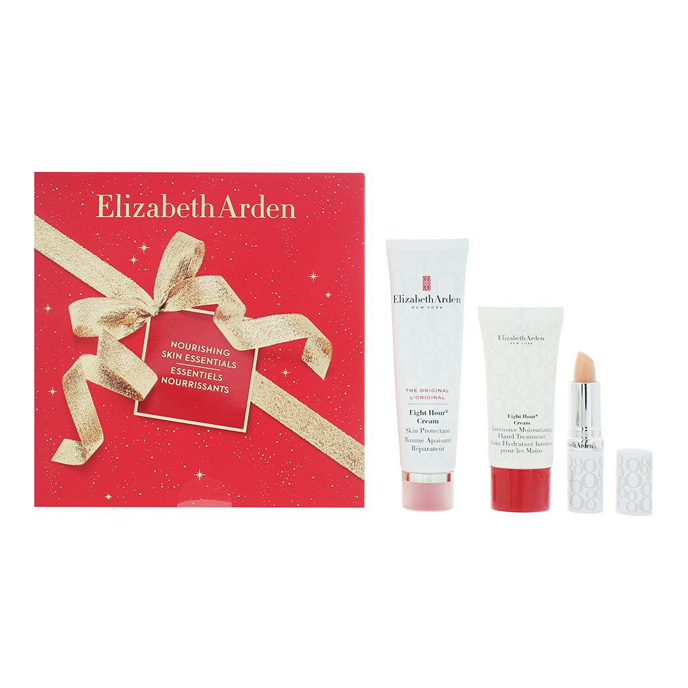Elizabeth Arden Eight Hour 3 Piece Gift Set: Face Cream 50ml - Hand Cream 30ml -