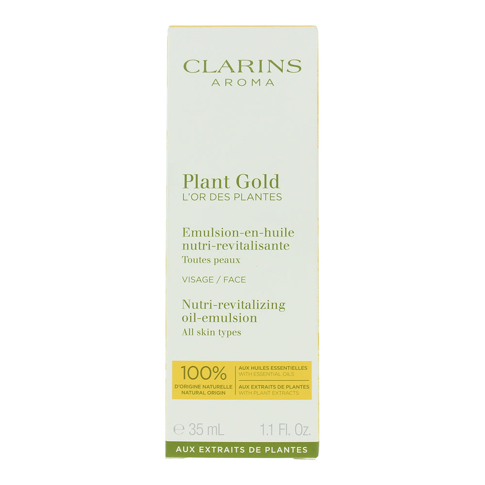 Clarins Plant Gold Nutri-Revitalizing Face Oil 35ml - Box