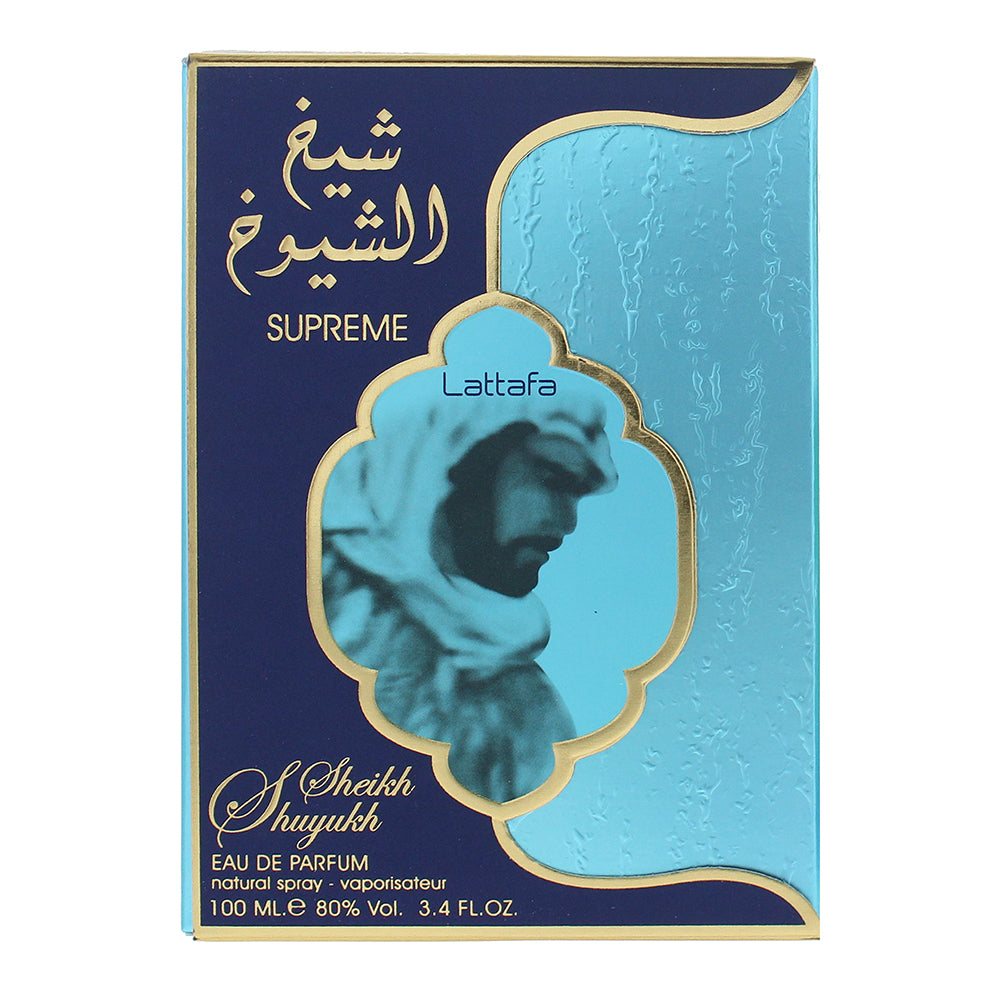 Lattafa Sheikh Al Shuyukh Supreme Eau de Parfum 100ml - Box