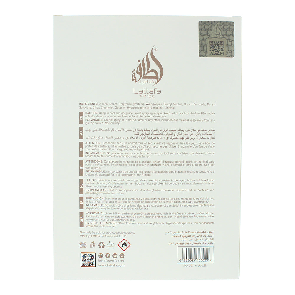 Lattafa Pride Taureau De Combat Eau de Parfum 100ml