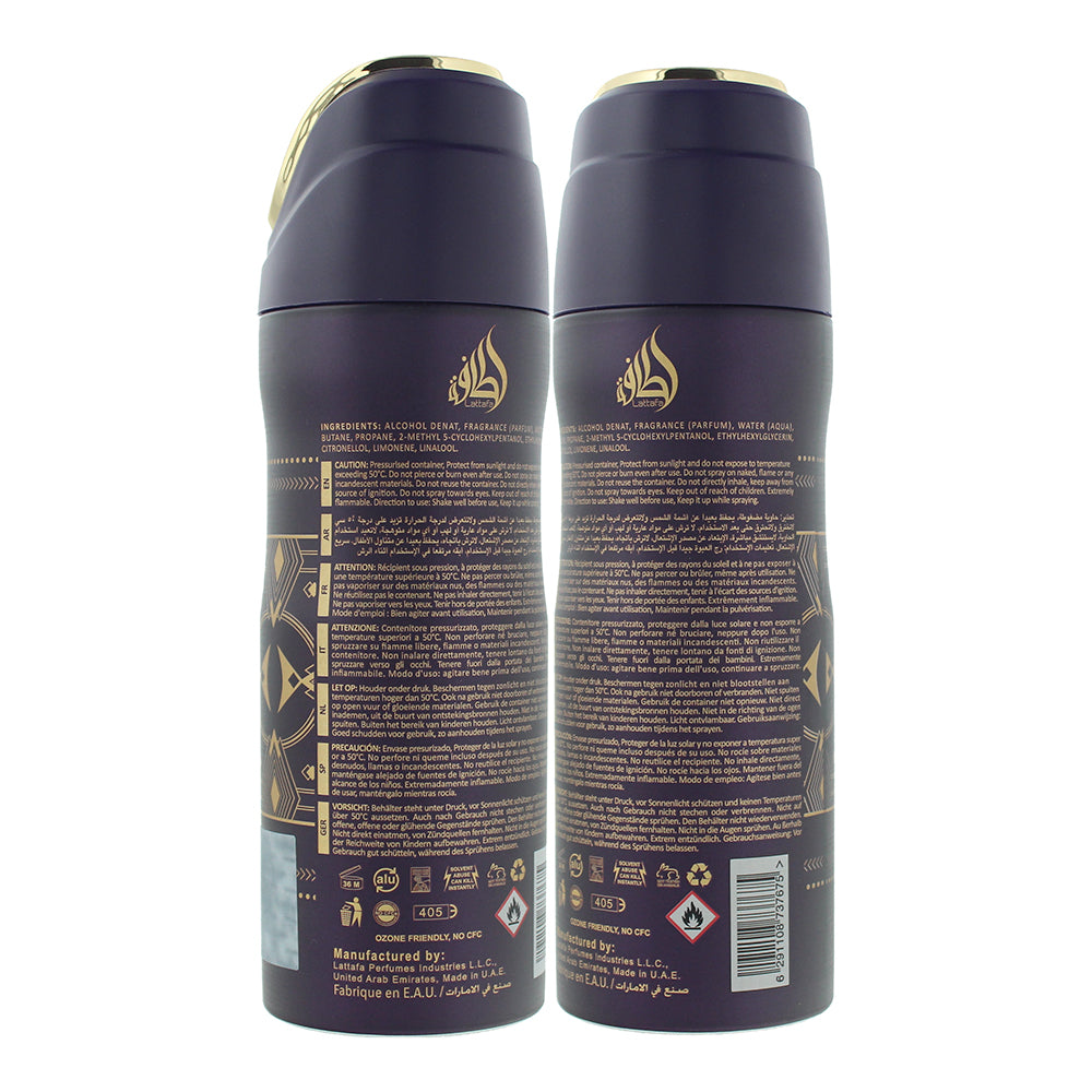 Lattafa Bade'e Al Oud Amethyst Body Spray 200ml