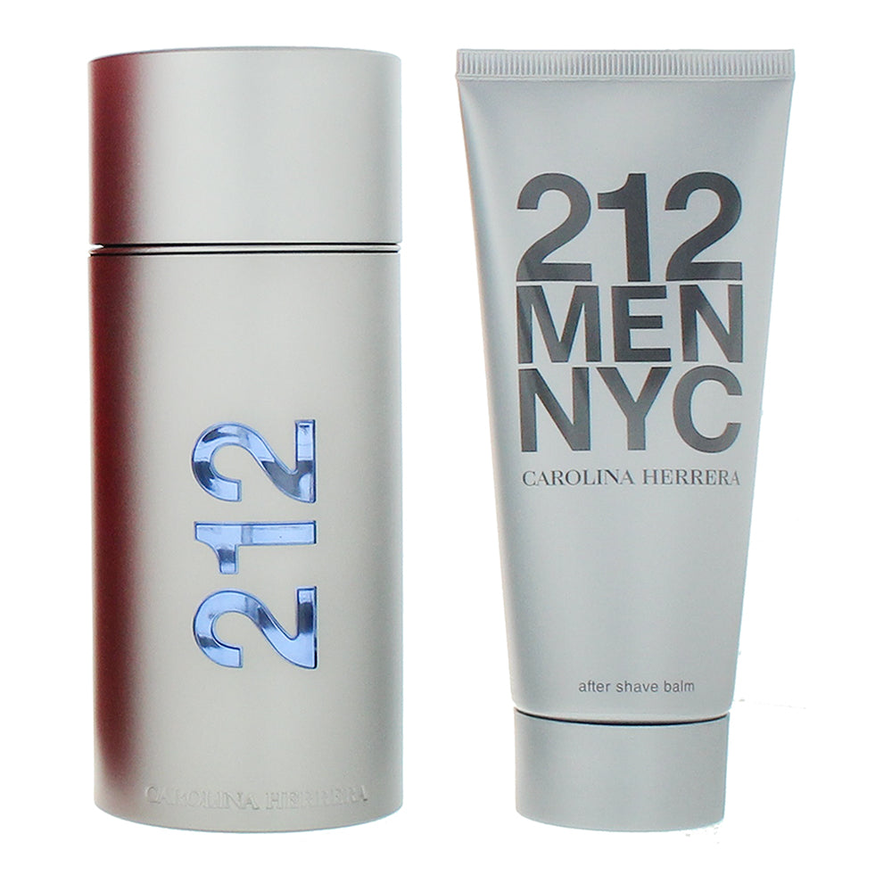 Carolina Herrera 212 Men Nyc Piece Gift Set: Eau de Toilette 100ml - Aftershave  - Product