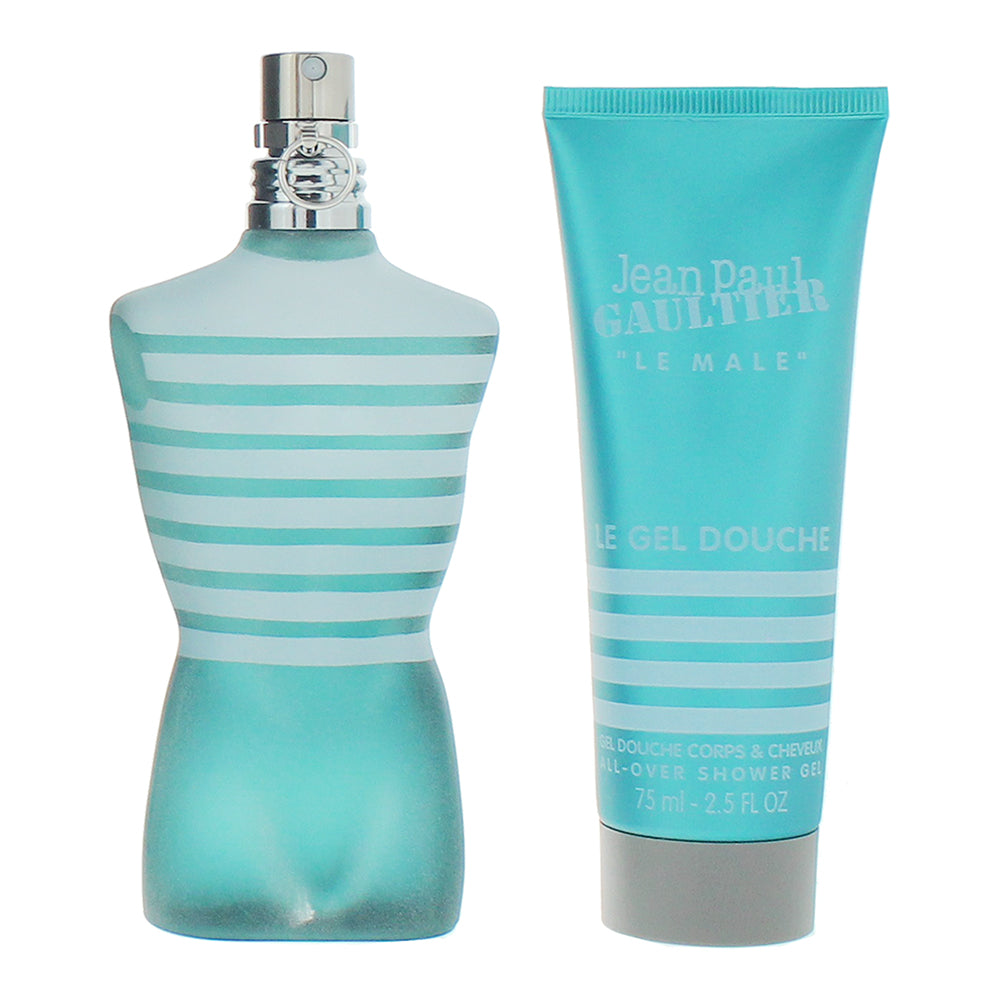 Jean Paul Gaultier Le Male 2 Piece Gift Set: Eau de Toilette 75ml - Shower Gel 7 - Product