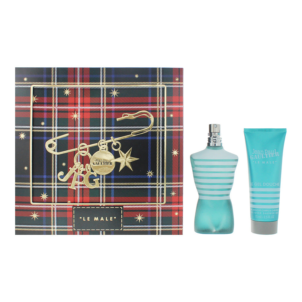 Jean Paul Gaultier Le Male 2 Piece Gift Set: Eau de Toilette 75ml - Shower Gel 7