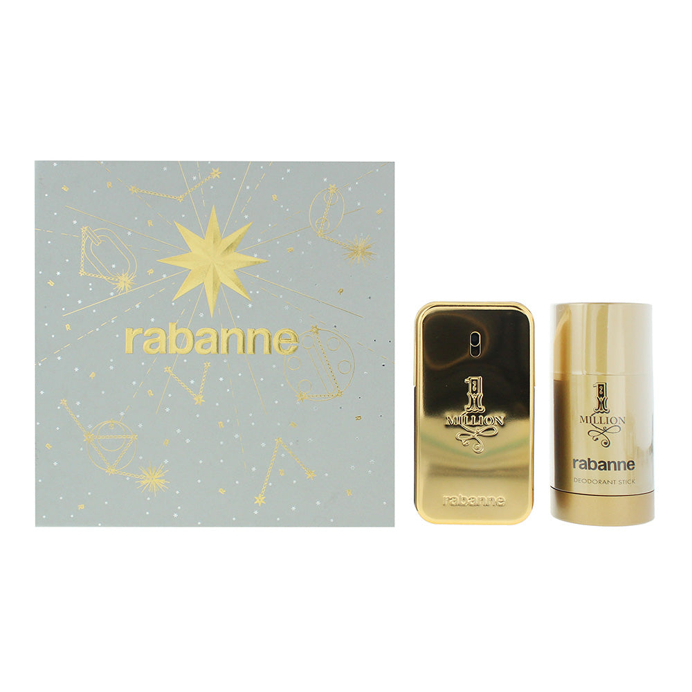 Rabanne 1 Million 2 Piece Gift Set: Eau de Toilette 50ml - Deodorant Stick 75ml
