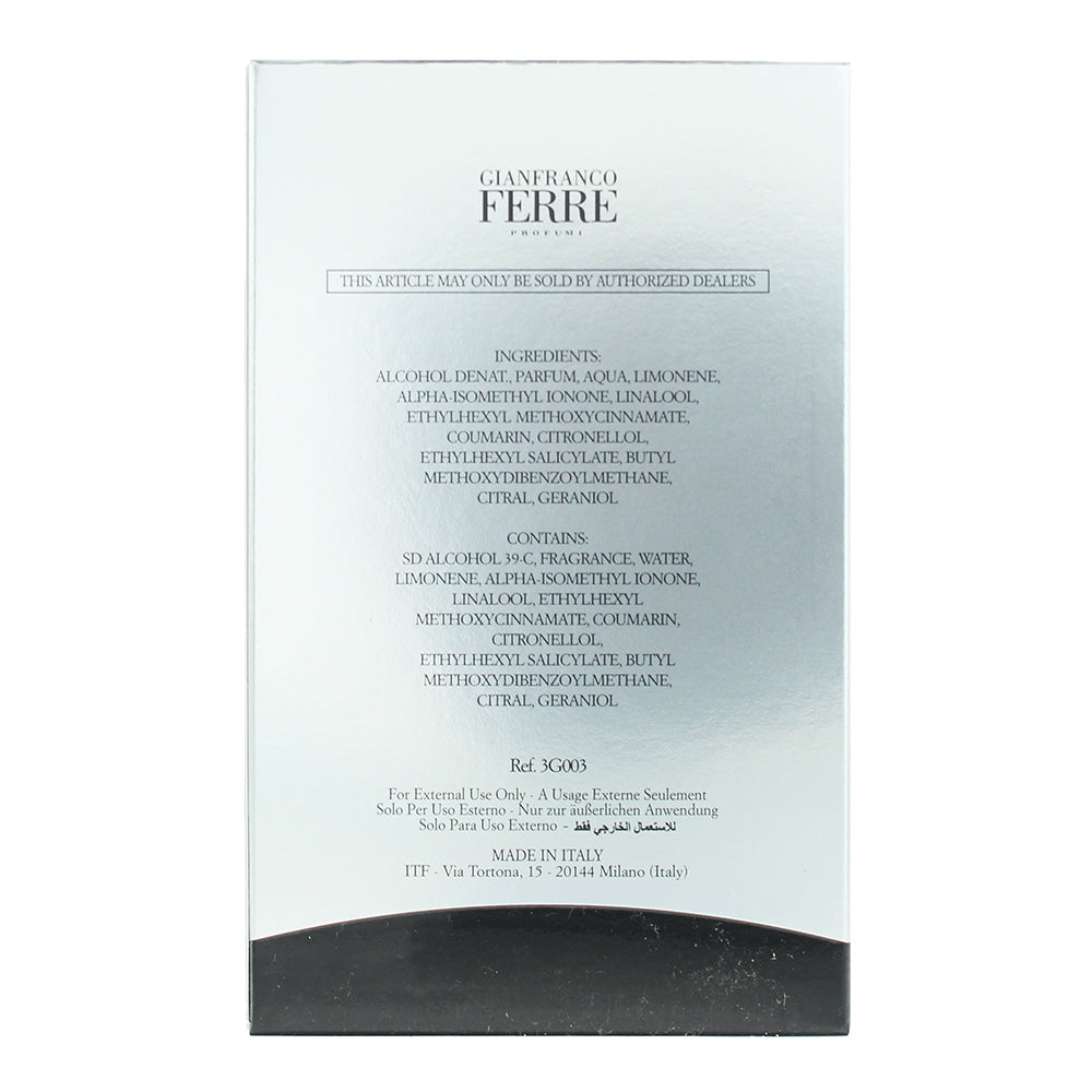 Gianfranco Ferre Black For Men Eau de Toilette 100ml