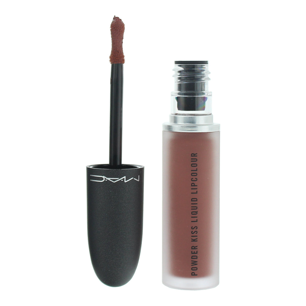 MAC Powder Kiss Liquid 997 Over The Taupe Lip Colour 5ml - Product
