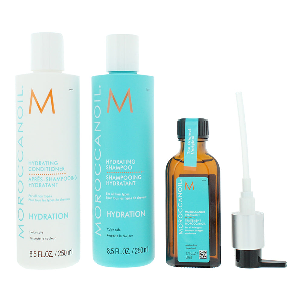 Moroccanoil Repair 4 Piece Gift Set: Shampoo 250ml - Hair Treatment 75ml - Conditione - Product