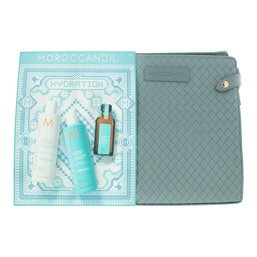 Moroccanoil Repair 4 Piece Gift Set: Shampoo 250ml - Hair Treatment 75ml - Conditione - Box