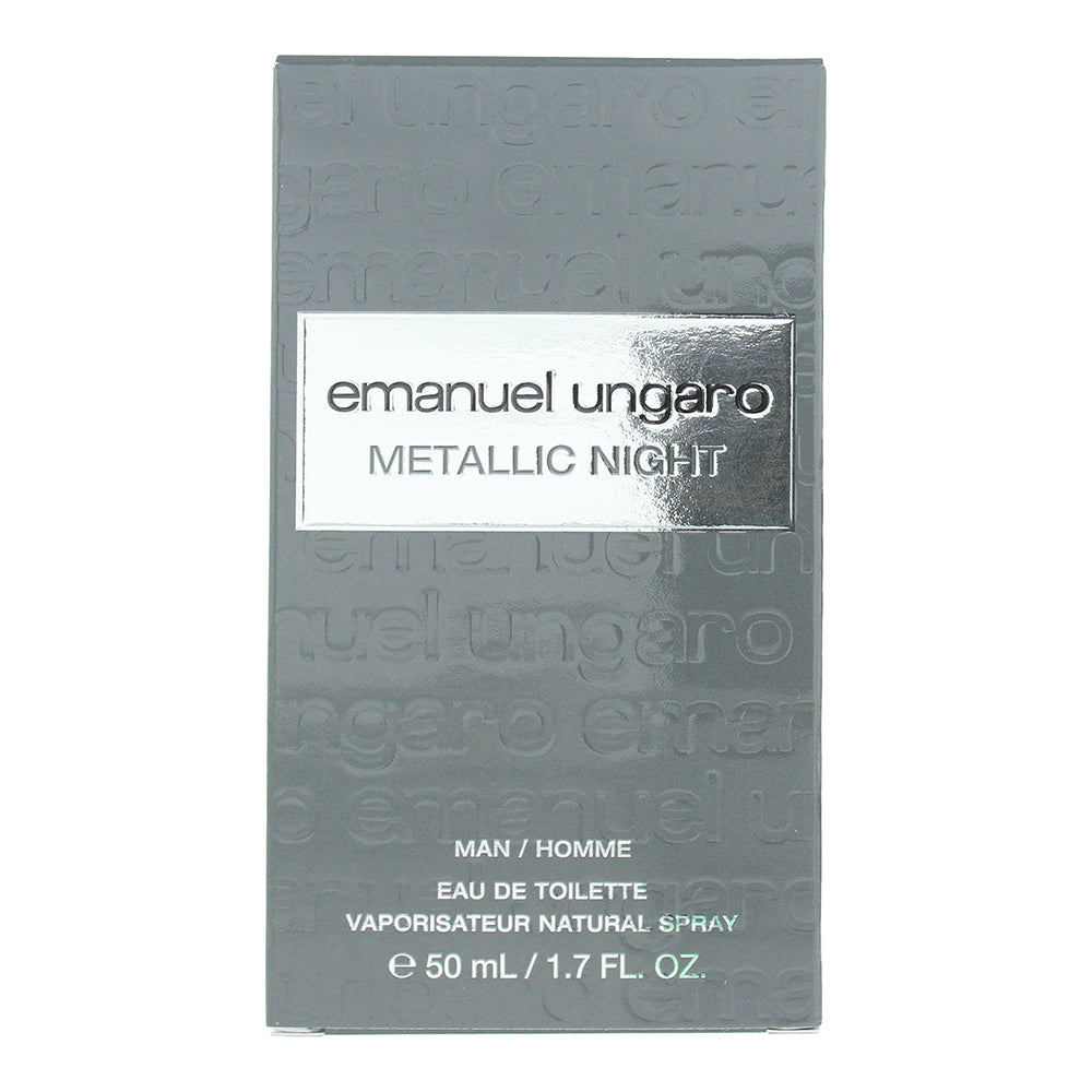 Emanuel Ungaro Metallic Night Eau de Toilette 50ml - Box
