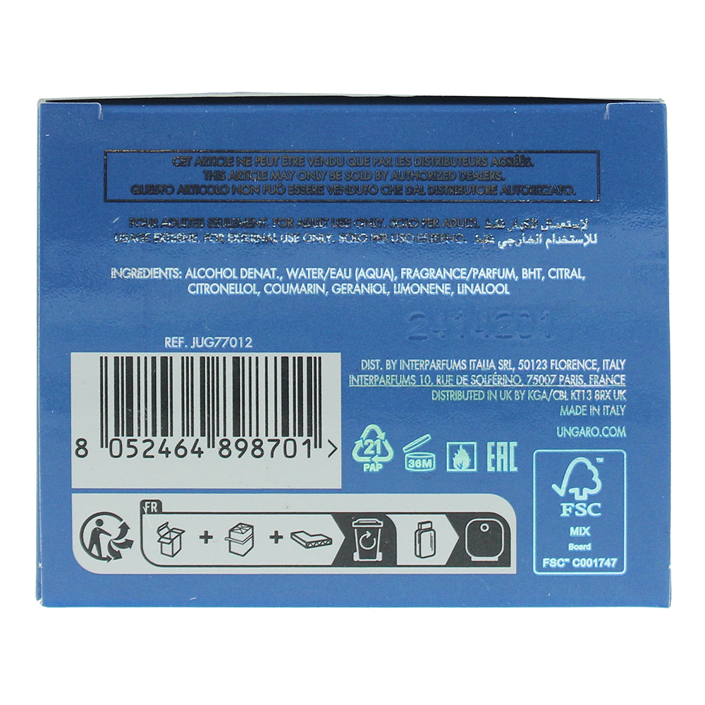 Emanuel Ungaro Acqua Eau de Toilette 50ml - Ingredients