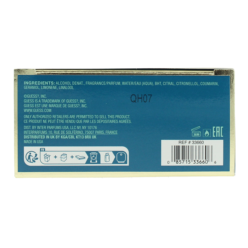 Guess Uomo Acqua Eau de Toilette 100ml