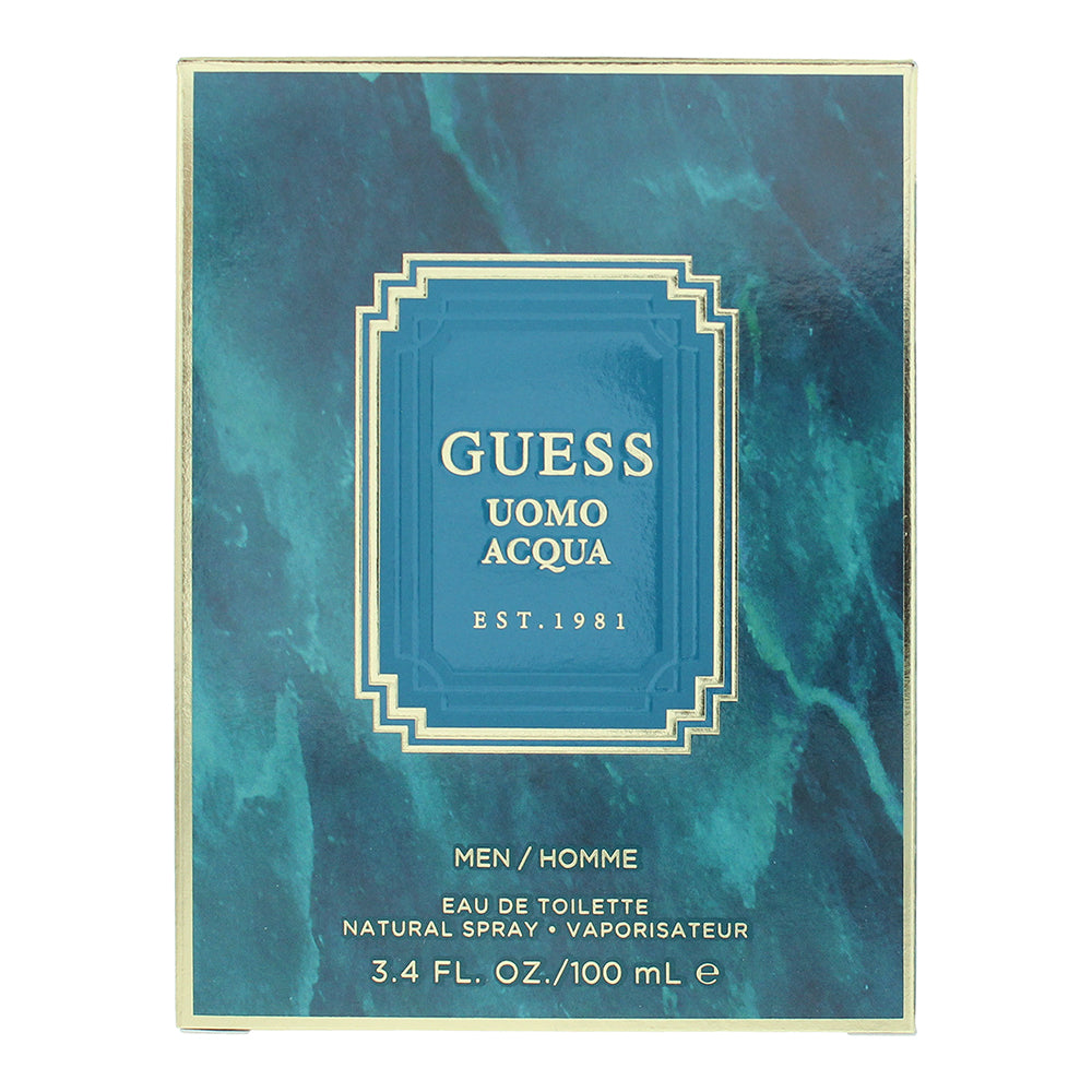Guess Uomo Acqua Eau de Toilette 100ml - Box