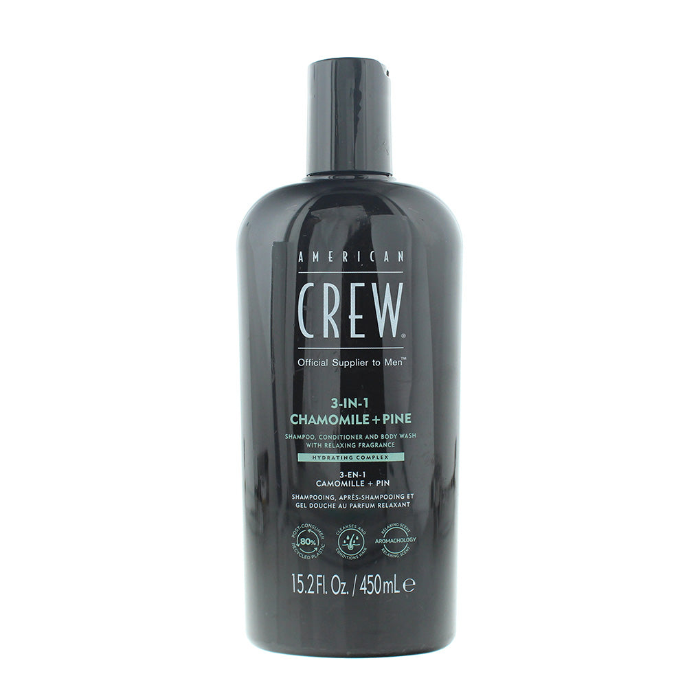 American Crew 3-In-1 Chamomile & Pine Shampoo 450ml