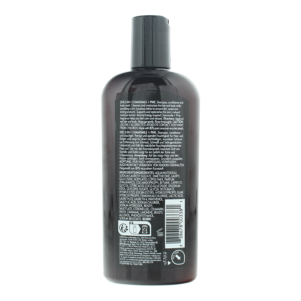 American Crew 3-In-1 Chamolile & Pine Shampoo 250ml