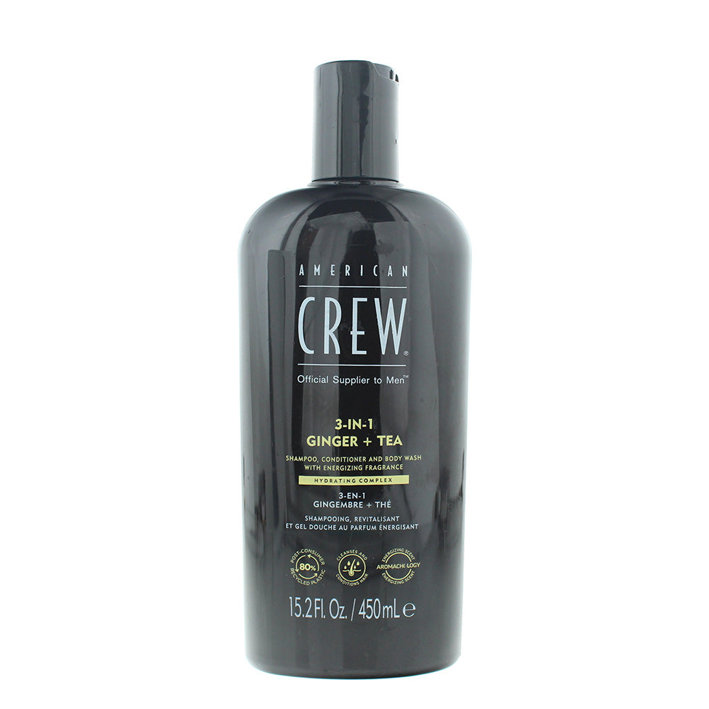 American Crew 3-In-1 Ginger + Tea Shampoo 450ml