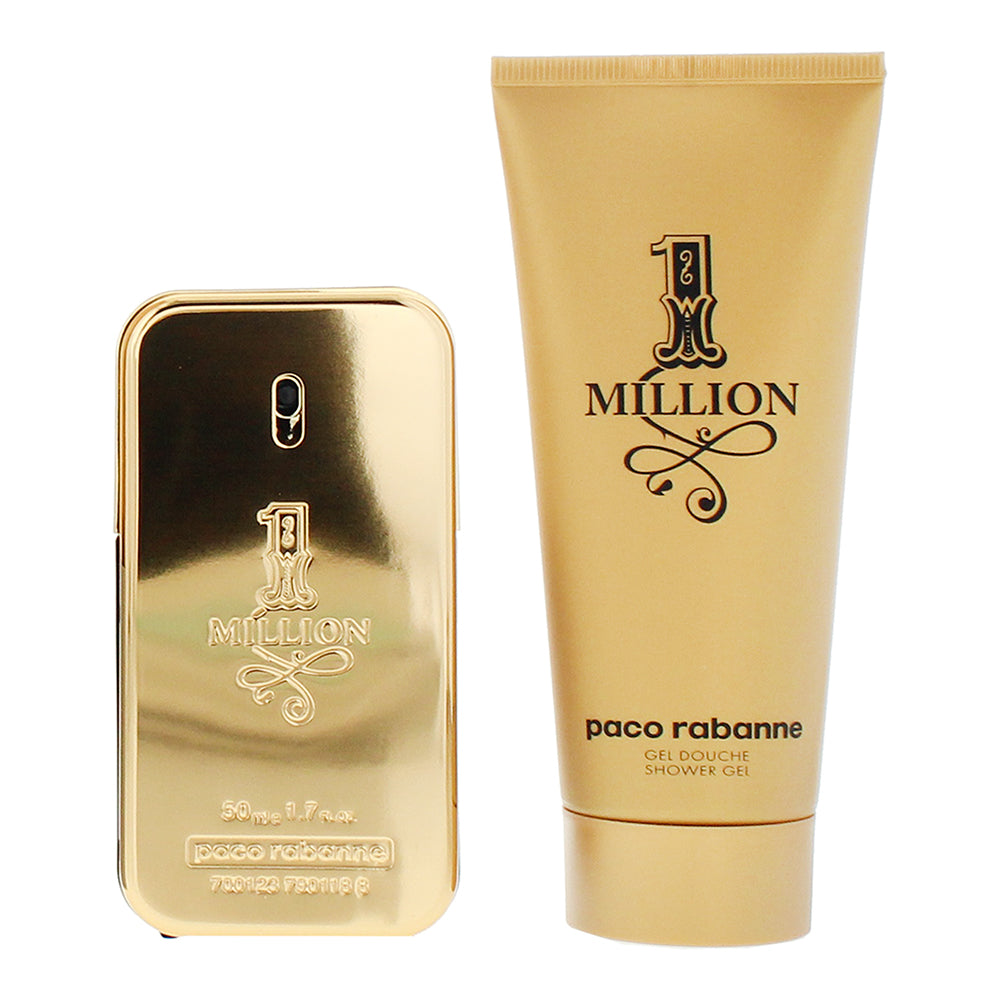 Rabanne 1 Million 2 Piece Gift Set: Eau de Toilette 50ml - Shower Gel 100ml - Product