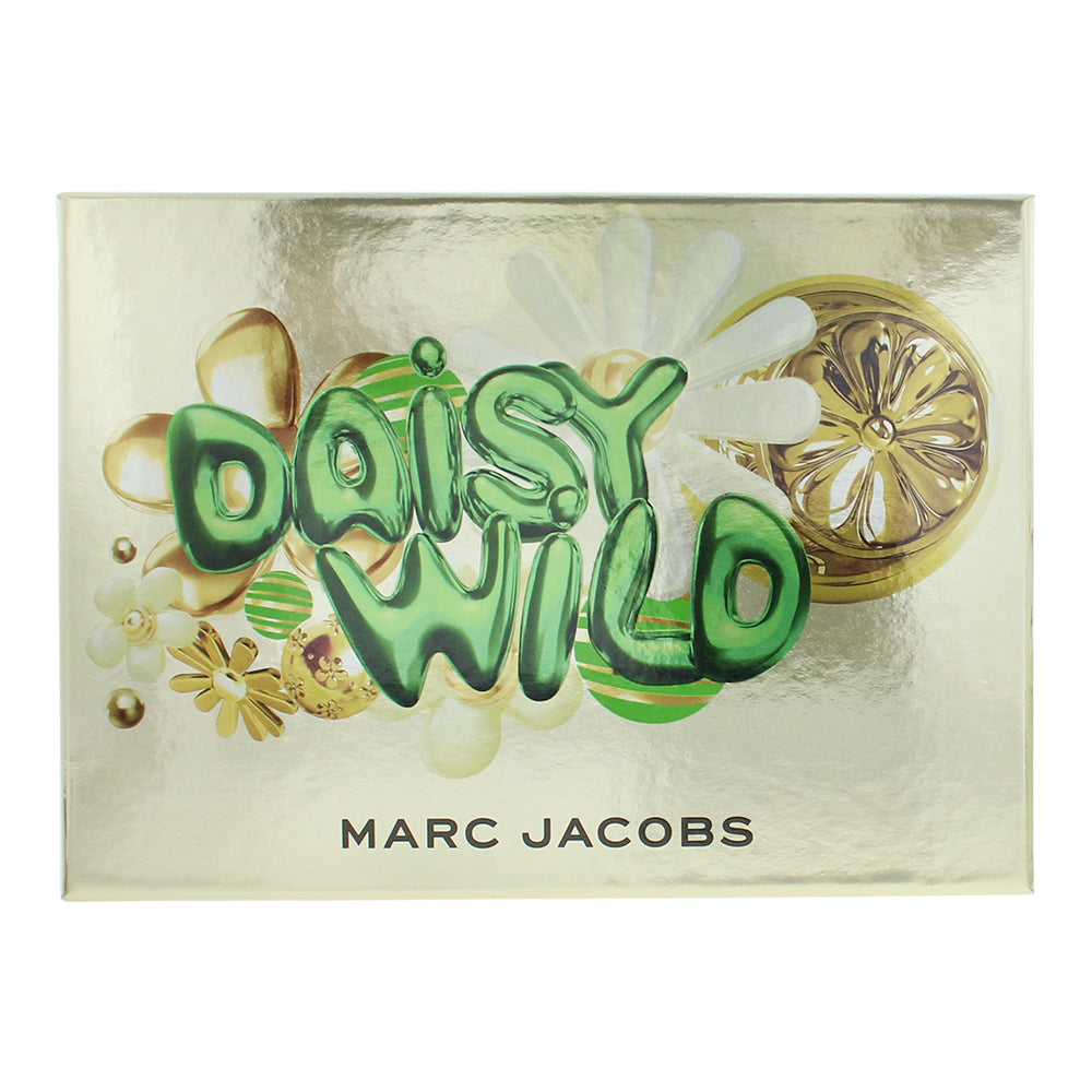 Marc Jacobs Daisy Wild 3 Piece Gift Set: Eau de Parfum 100ml - Eau de Parfum 10m