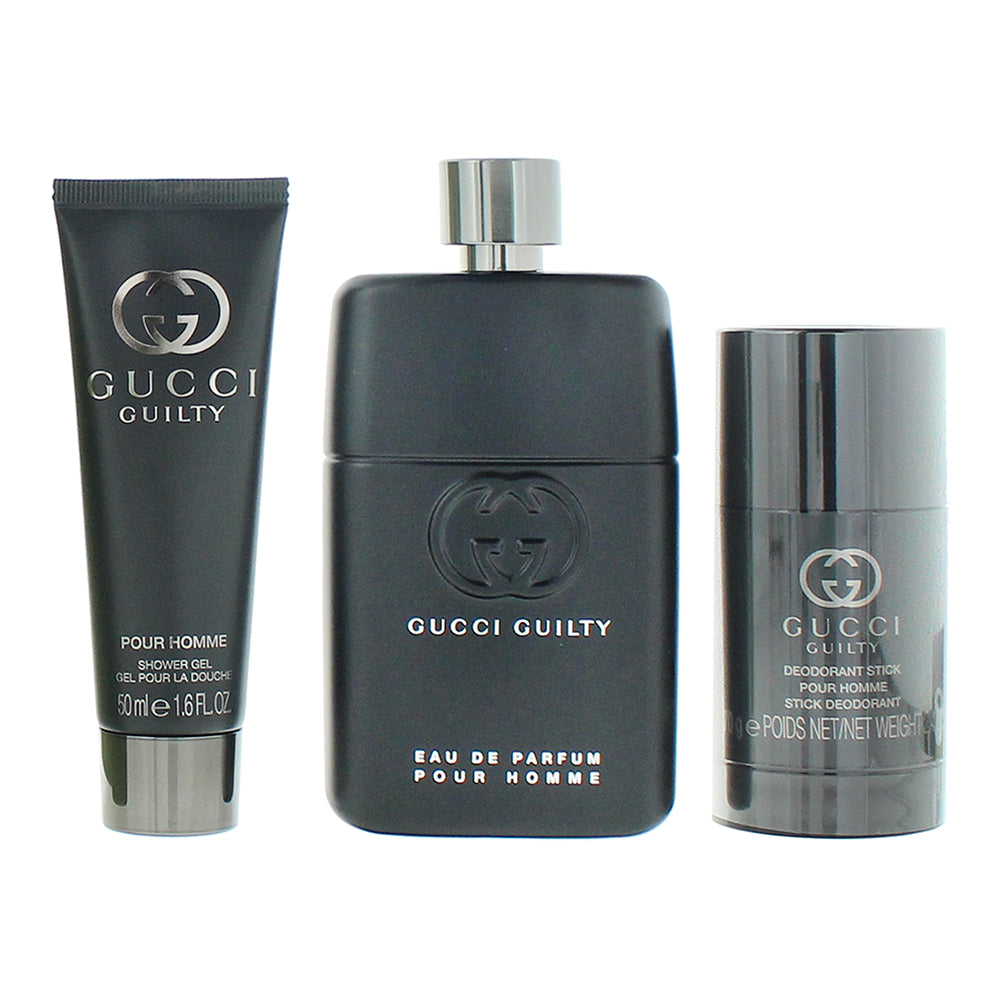 Gucci Guilty Pour Homme 3 Piece Gift Set: Eau de Parfum 90ml - Deodorant Stick 7 - Product