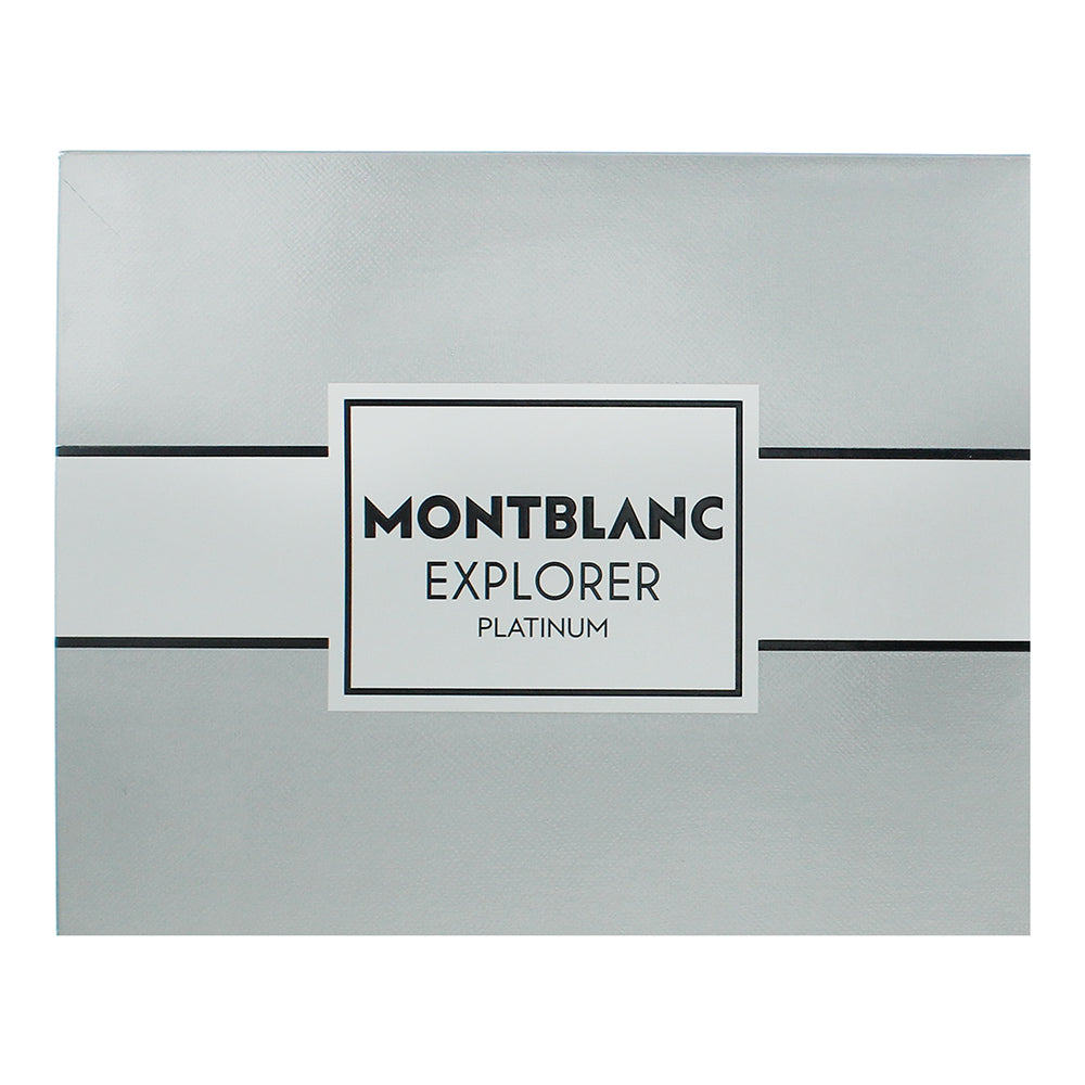 Montblanc Explorer Platinum 3 Piece Gift Set: Eau de Parfum 100ml - Eau De Parfu - Box