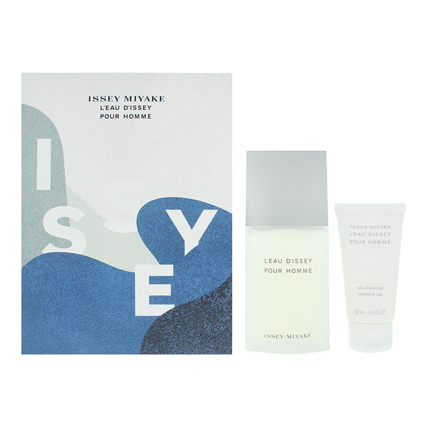 Issey Miyake L'eau D'issey Pour Homme 2 Piece Gift Set: Eau de Toilette 75ml - S