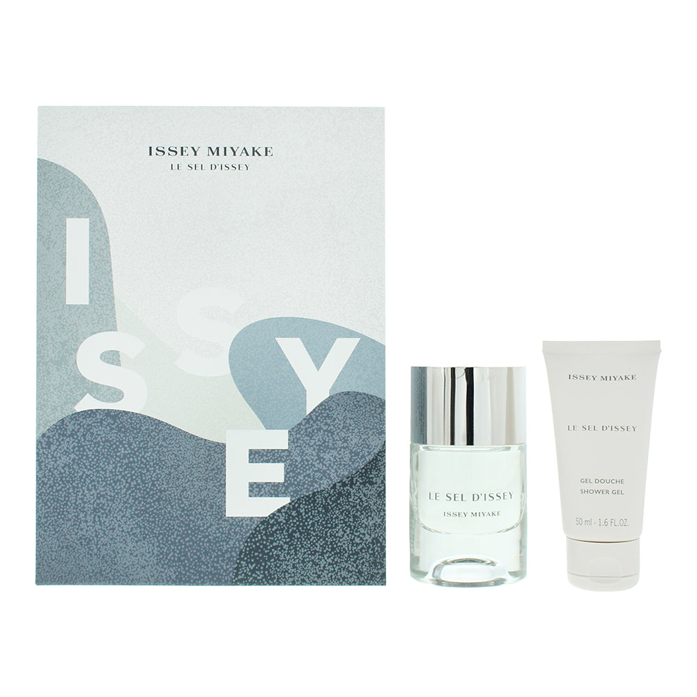 Issey Miyake Le Sel D'issey 2 Piece Gift Set: Eau de Toilette 50ml - Shower Gel